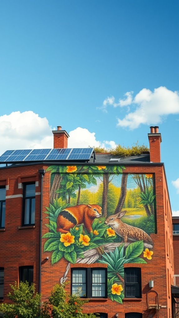 eco friendly mural designs