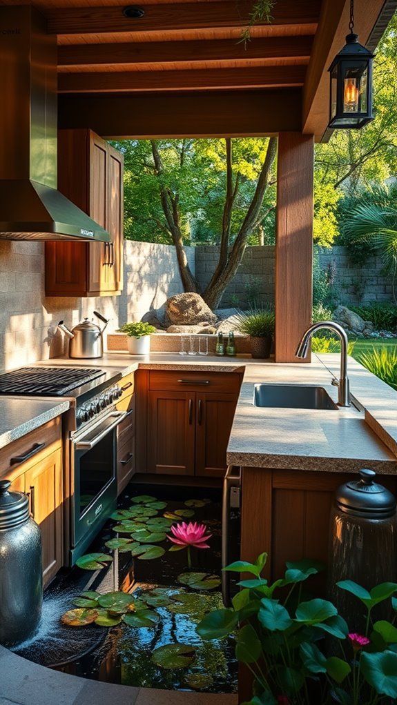 eco friendly outdoor water features