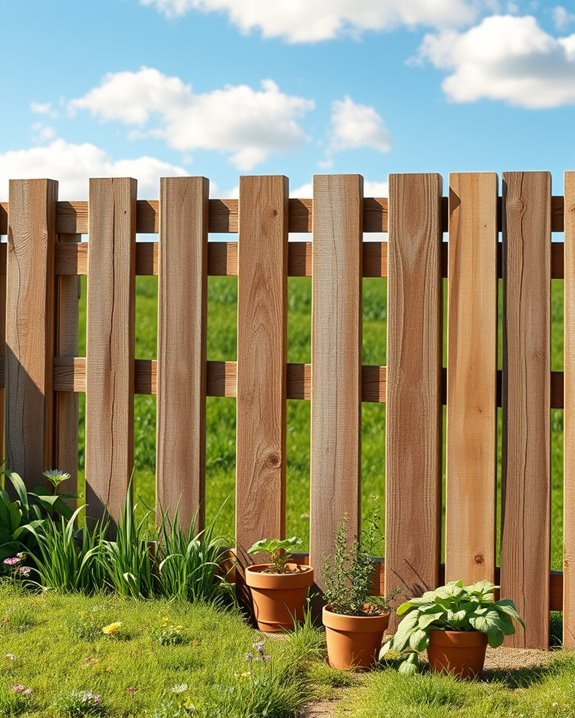 eco friendly pallet fence solution