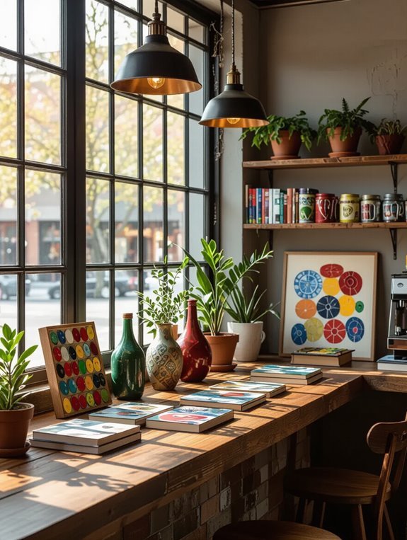 eco friendly recycled art displays