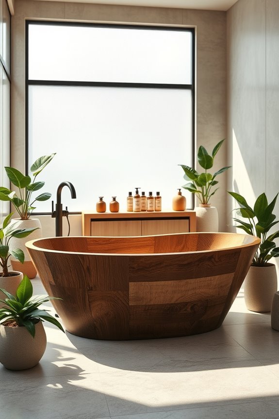 eco friendly rustic bathtubs