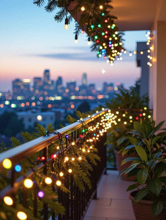 eco friendly solar balcony lighting