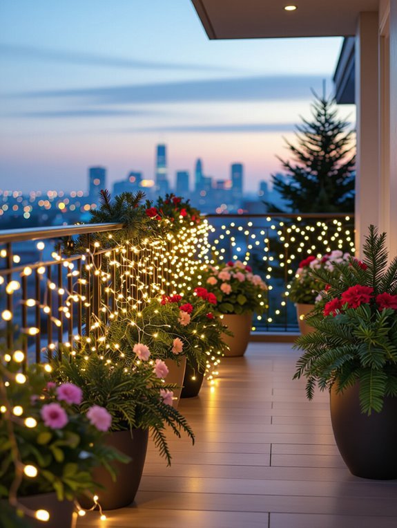 eco friendly solar balcony lighting