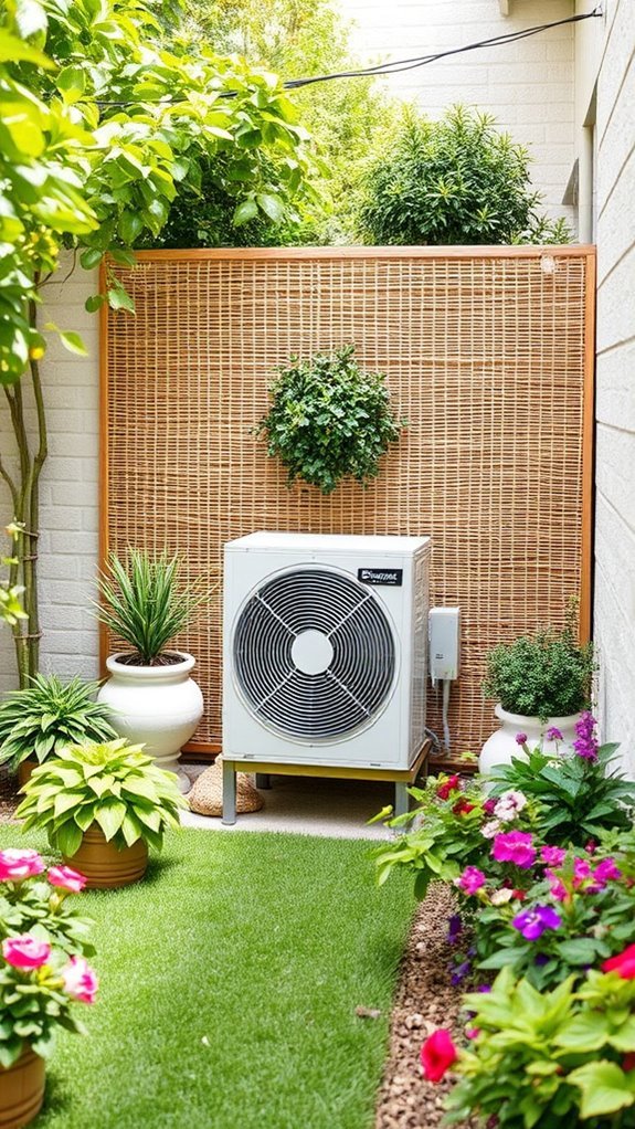 eco friendly woven reed fence