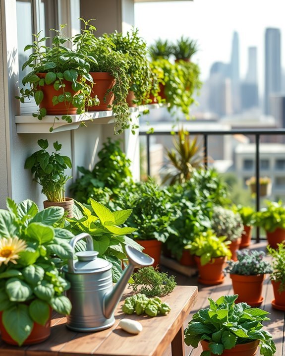 edible balcony garden techniques
