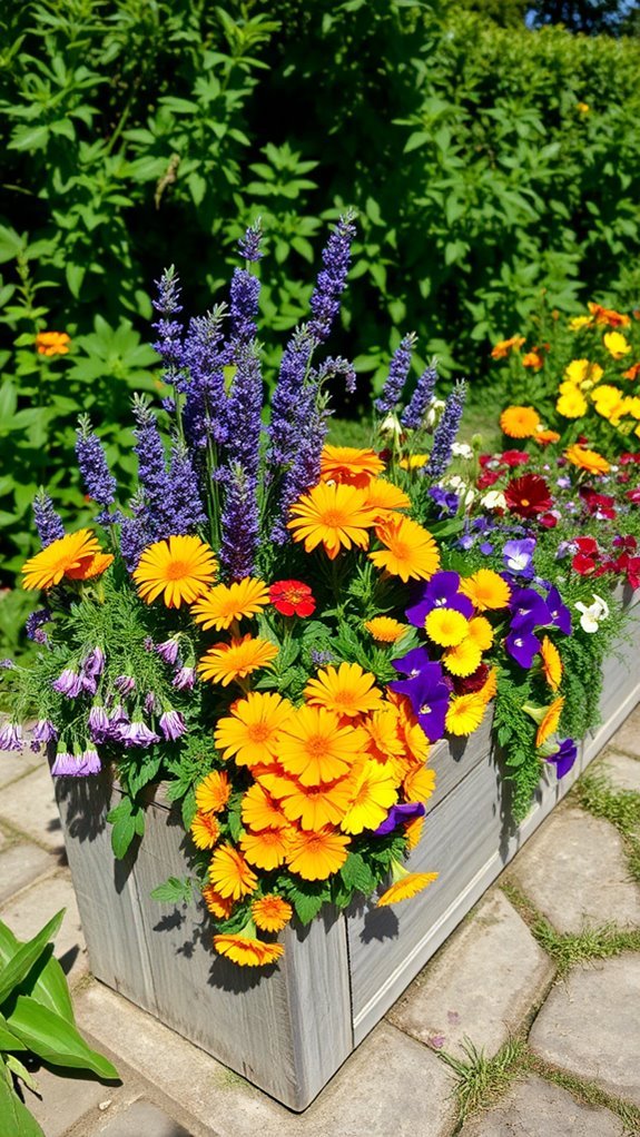 edible flowers enhance gardens