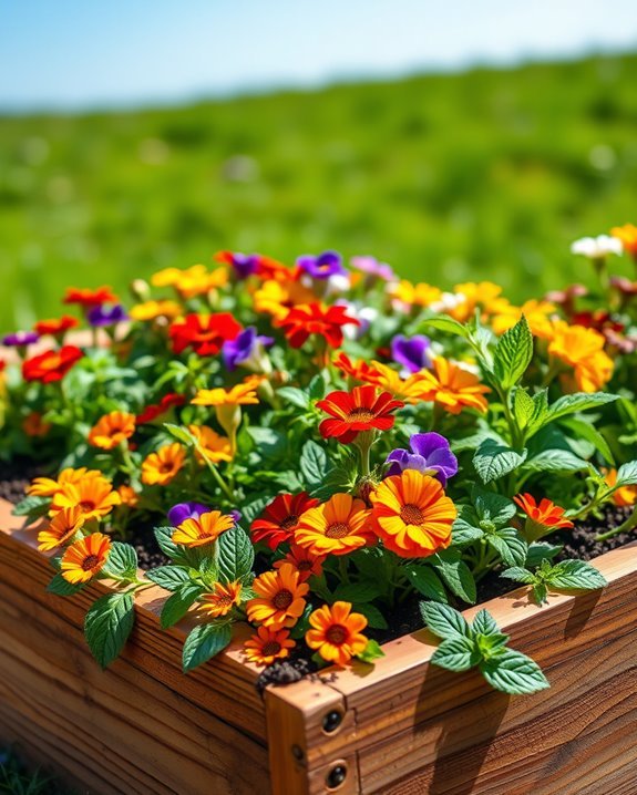 edible flowers enhance gardens