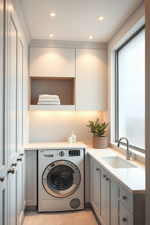 effective bathroom laundry lighting