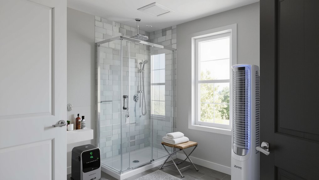 efficient bathroom humidity control