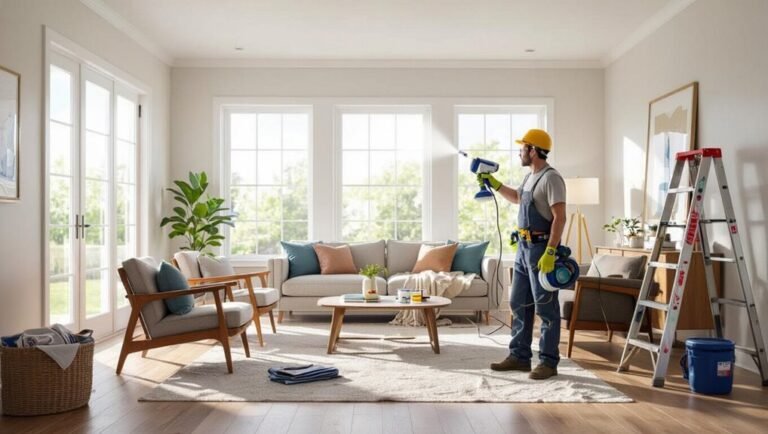efficient ceiling painting solution