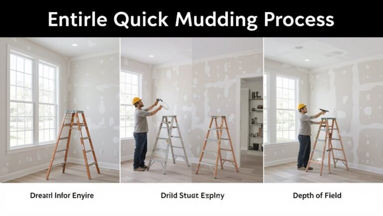 efficient drywall mudding process