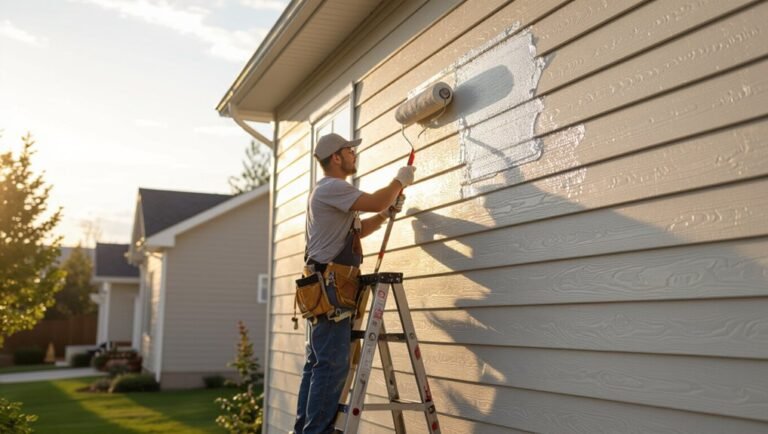 efficient exterior painting method