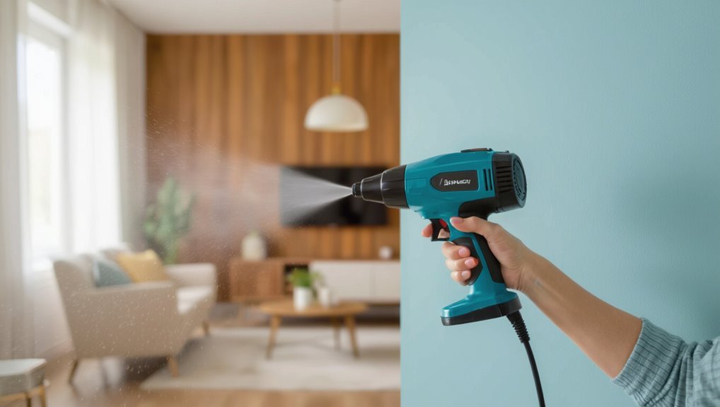 efficient interior wall painting