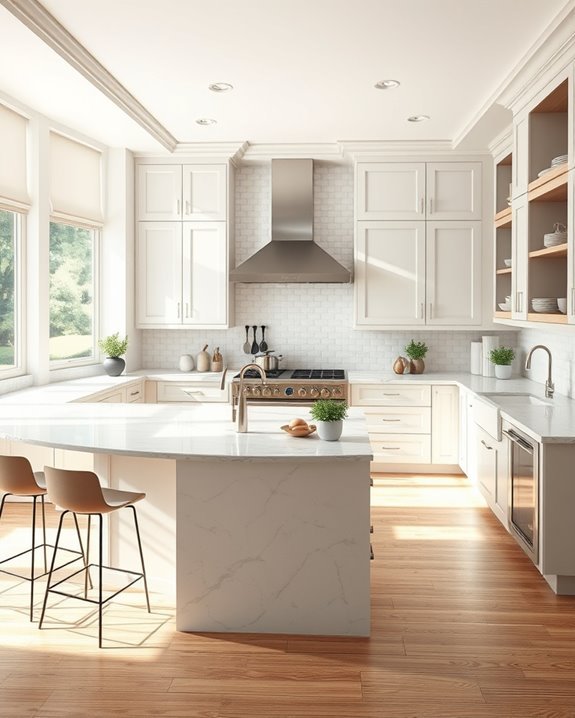 efficient kitchen cooking zones