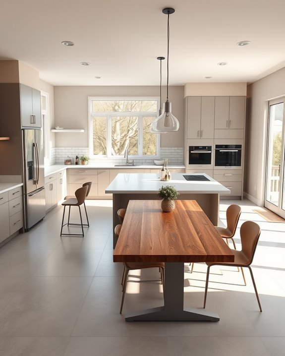 efficient kitchen traffic flow