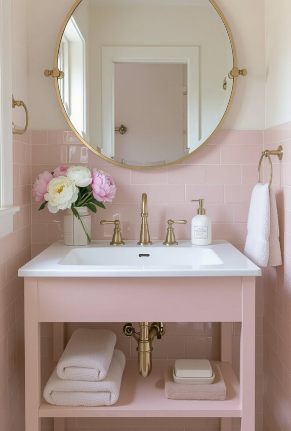 efficient soft blush compact layout