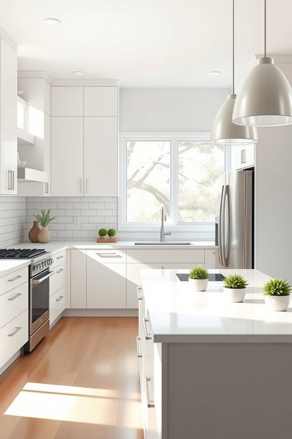 efficient triangular kitchen layout