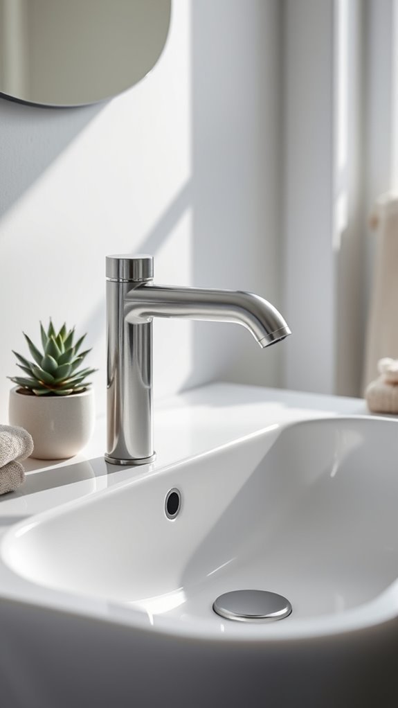 effortless cleaning bathroom faucet