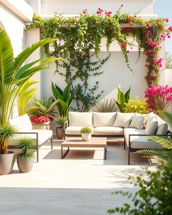 effortless patio greenery enhancement