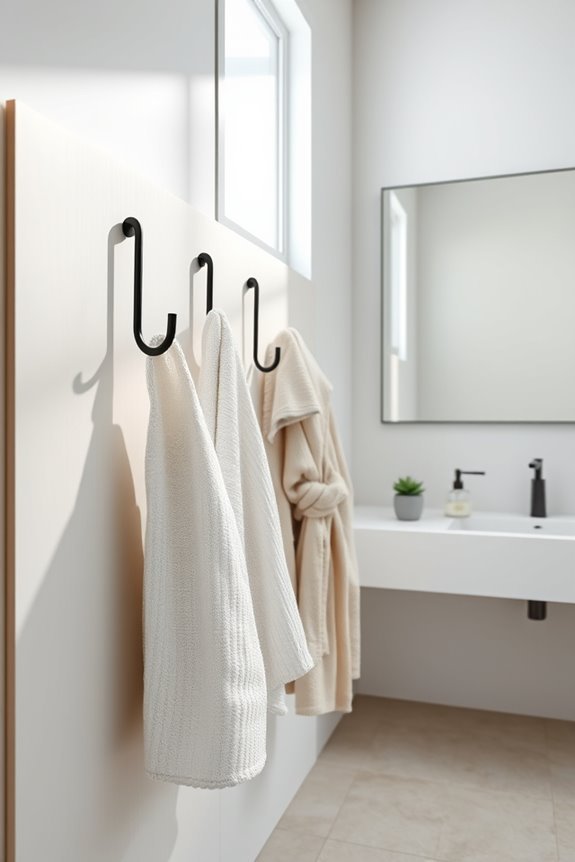 effortless towel and robe access