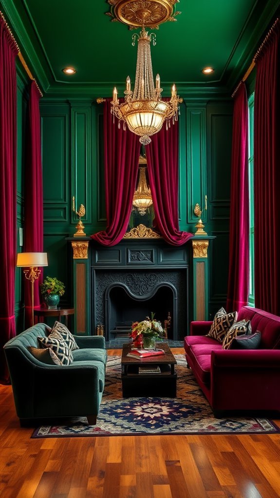 elegant and bold curtains