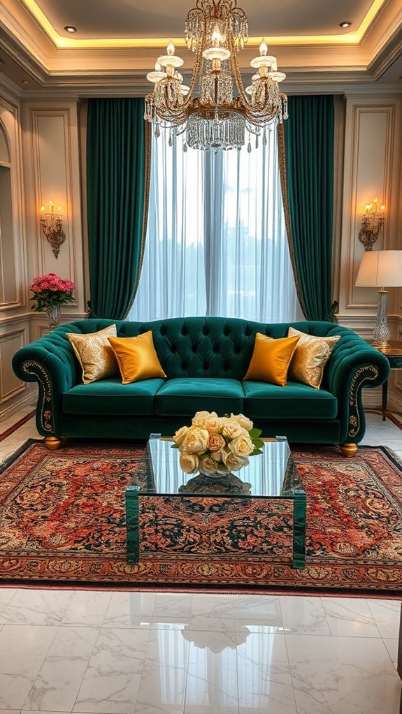 elegant and opulent fabrics