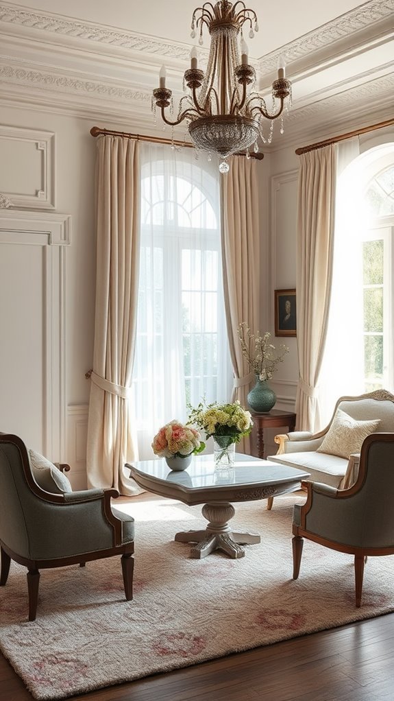 elegant and stylish seating