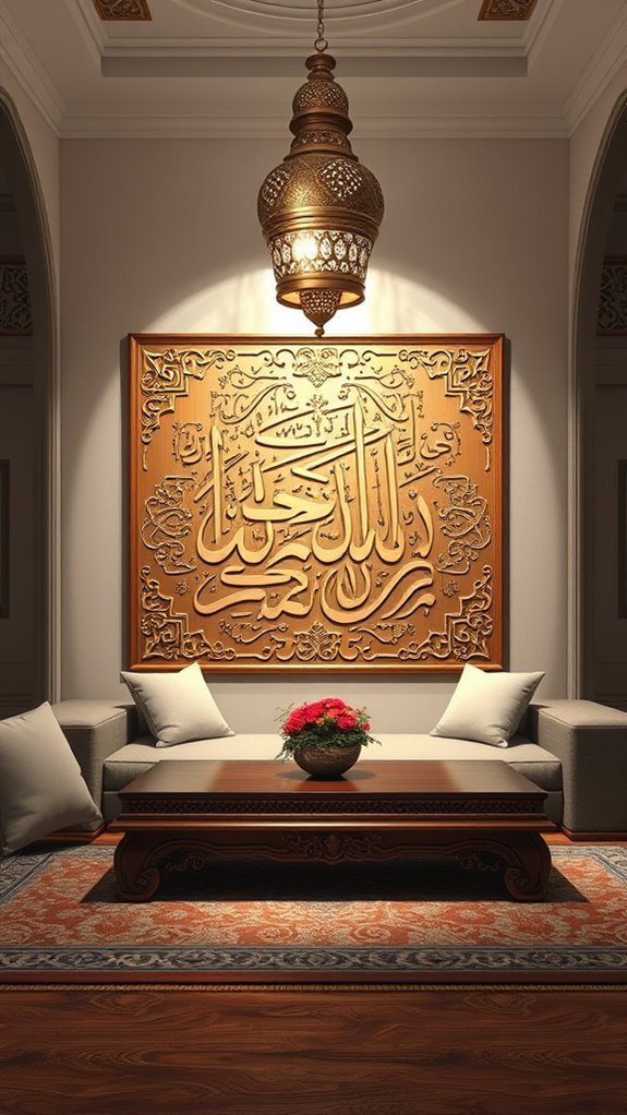 elegant arabic calligraphy decor