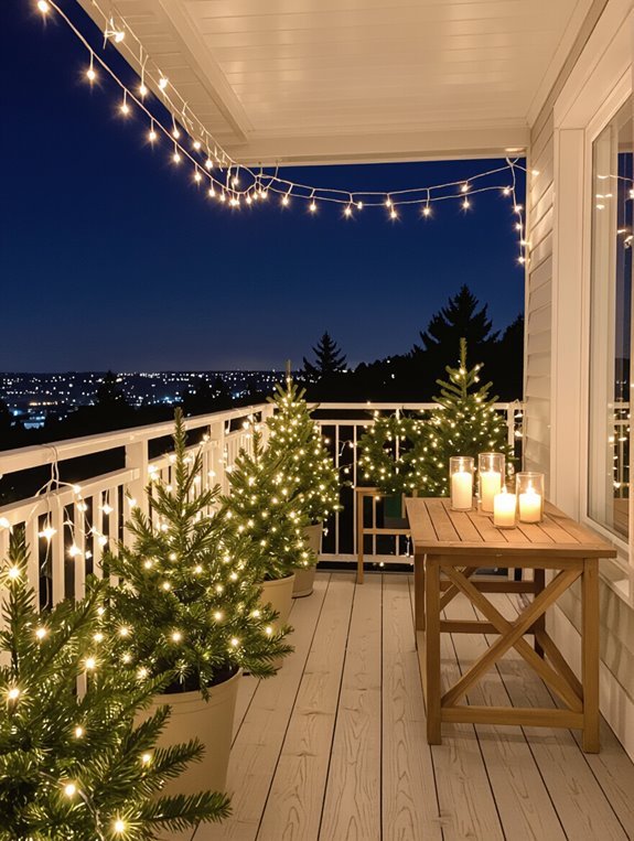 elegant balcony lighting ideas