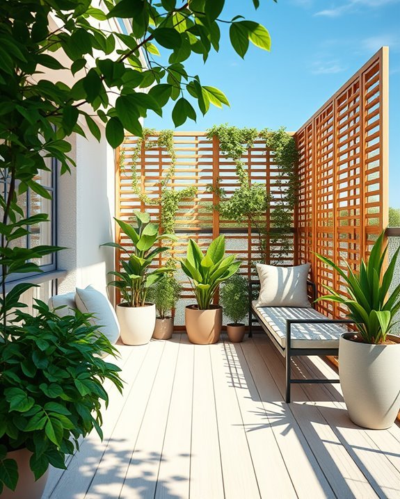 elegant balcony privacy solutions
