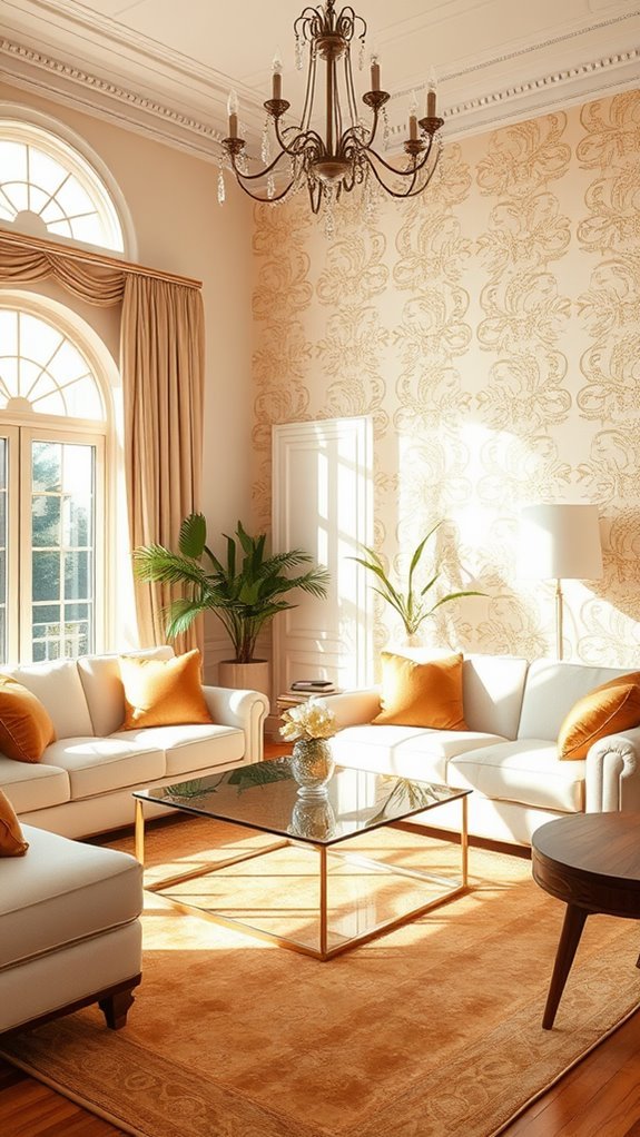 elegant beige and gold