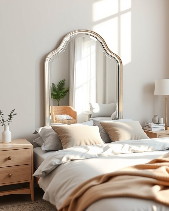 elegant beveled edge mirrors