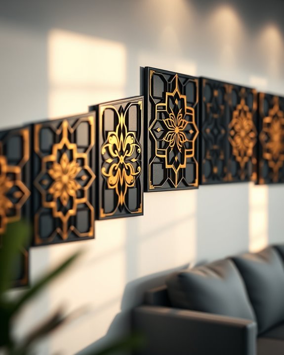 elegant black and gold