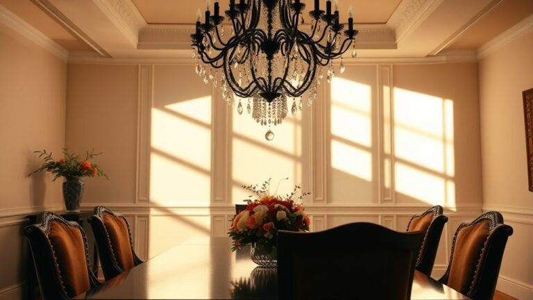elegant black chandelier designs