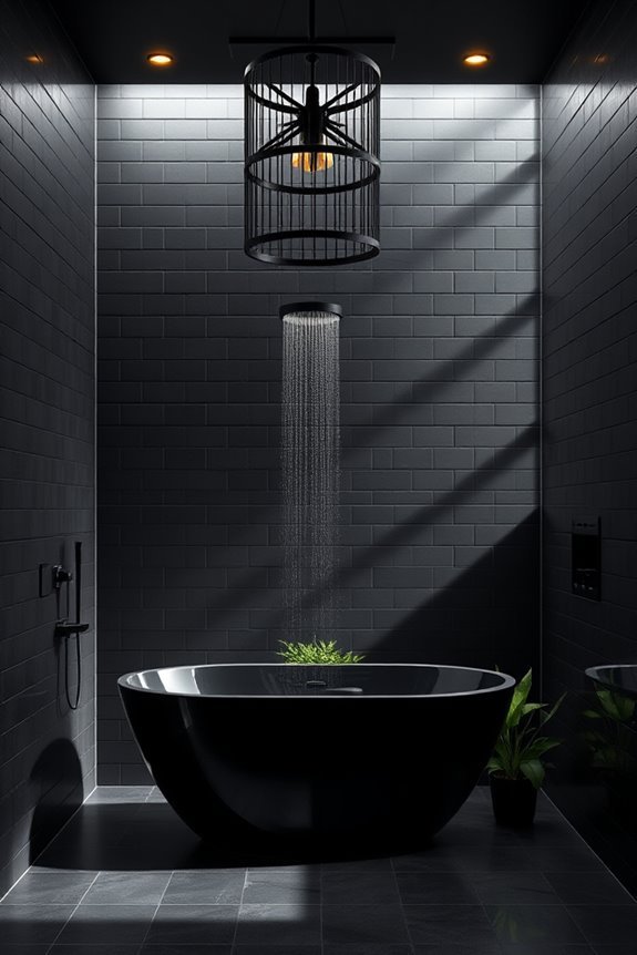 elegant black lighting elegance