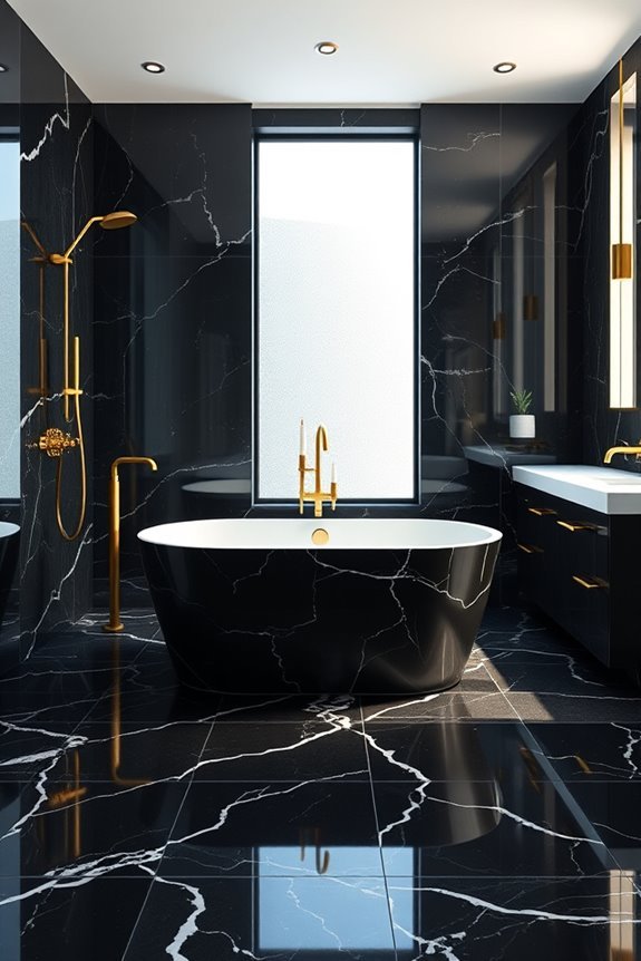 elegant black marble designs