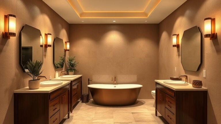 elegant brown bathroom designs