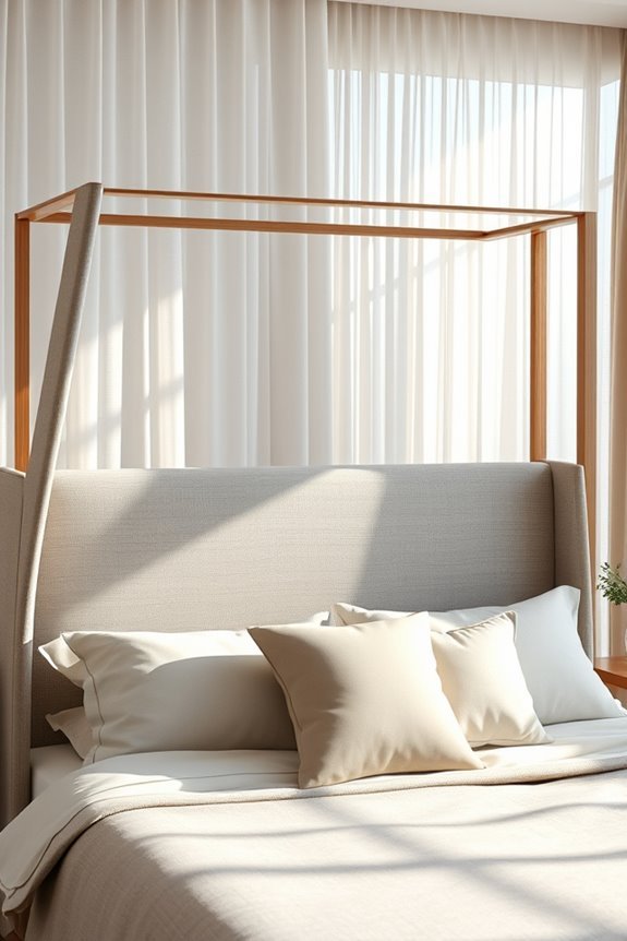elegant canopy backrest design