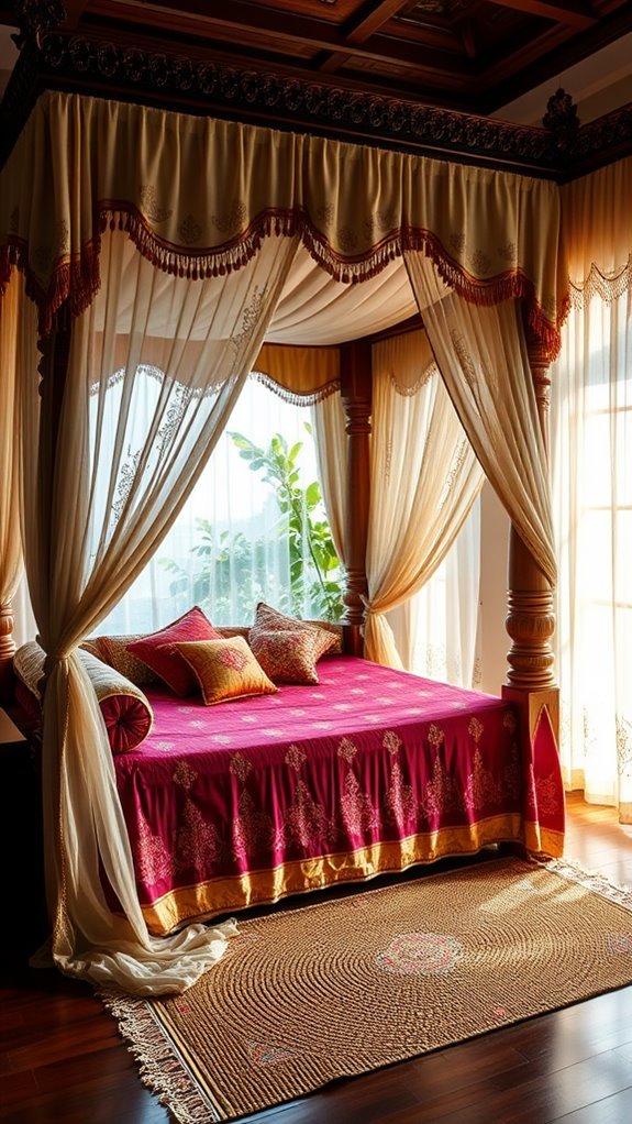elegant canopy bed designs
