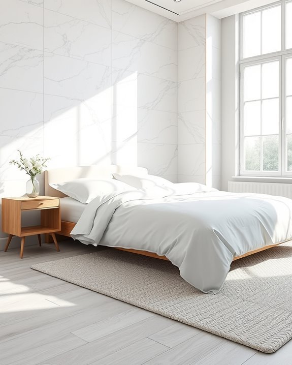 elegant carrara marble design