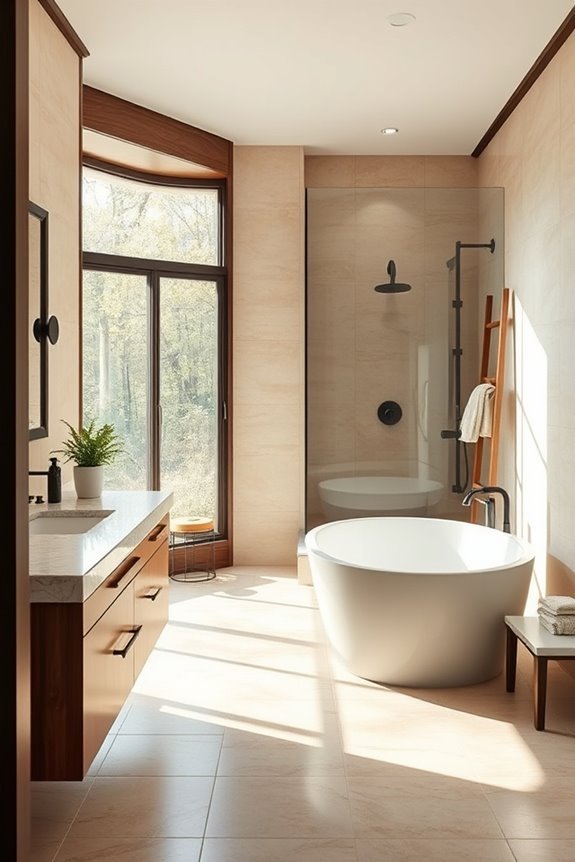elegant contrast of textures