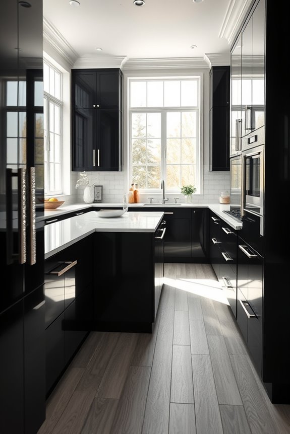 elegant crystal cabinet handles