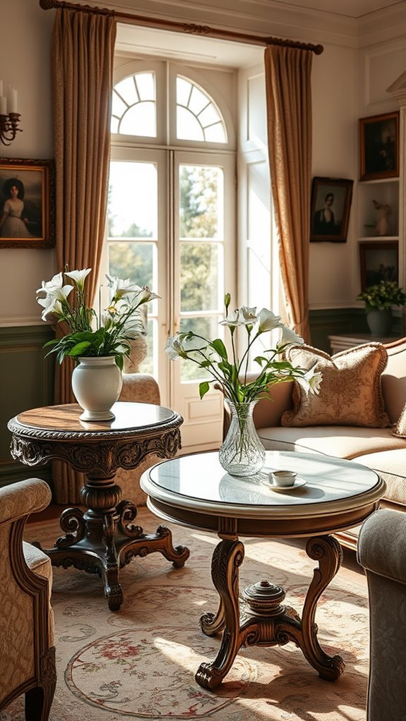elegant decorative furniture pieces