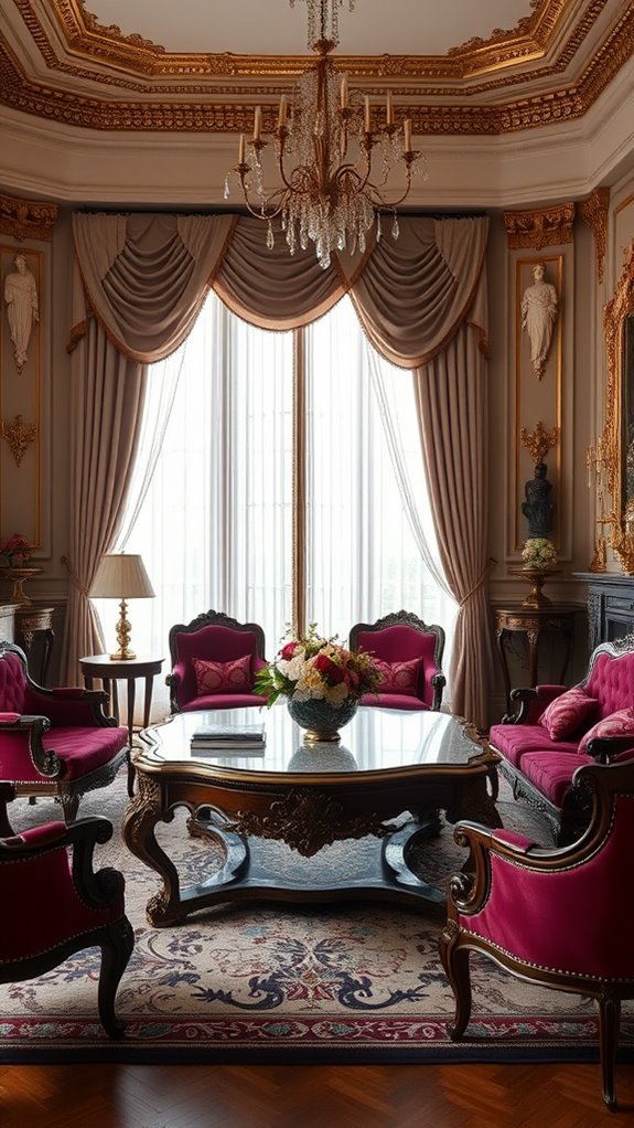 elegant decorative furniture pieces