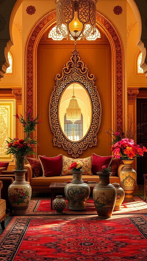 elegant decorative reflective surfaces