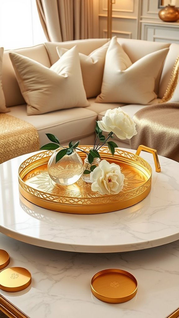 elegant decorative serving platters