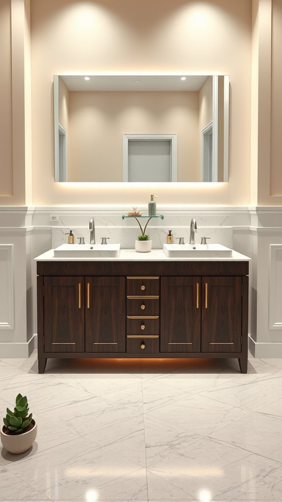 elegant double vanity solutions