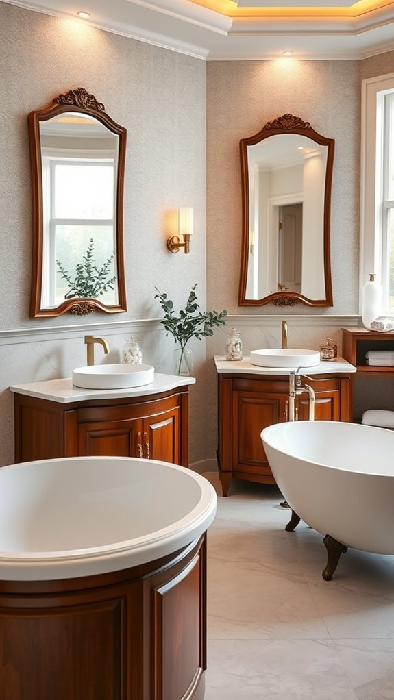 elegant dual vanity design