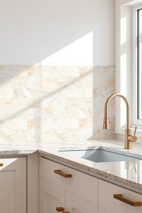 elegant durable kitchen backsplash