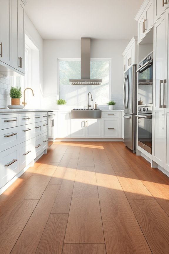 elegant durable kitchen flooring